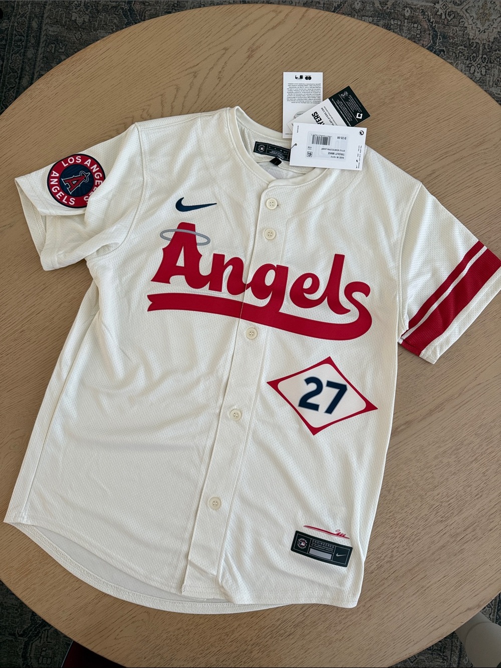 NIKE Youth Los Angeles Angels City Connect Mike Trout #27 Jersey NWT Medium